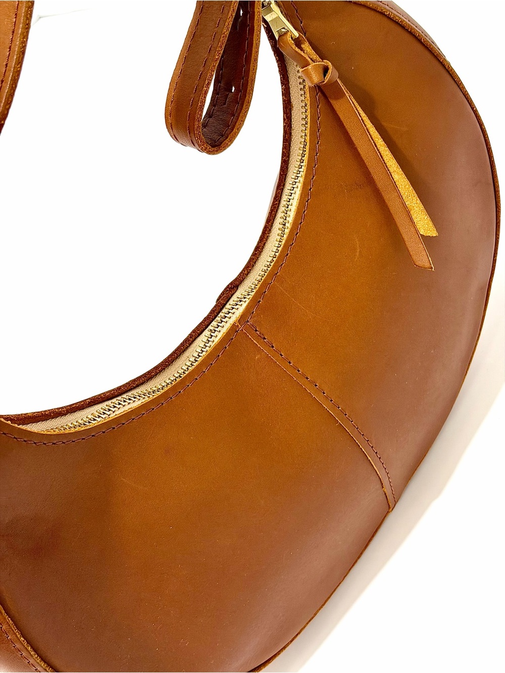 Portland Leather Goods Nora Shoulder Bag in Cognac - Picture 6 of 11